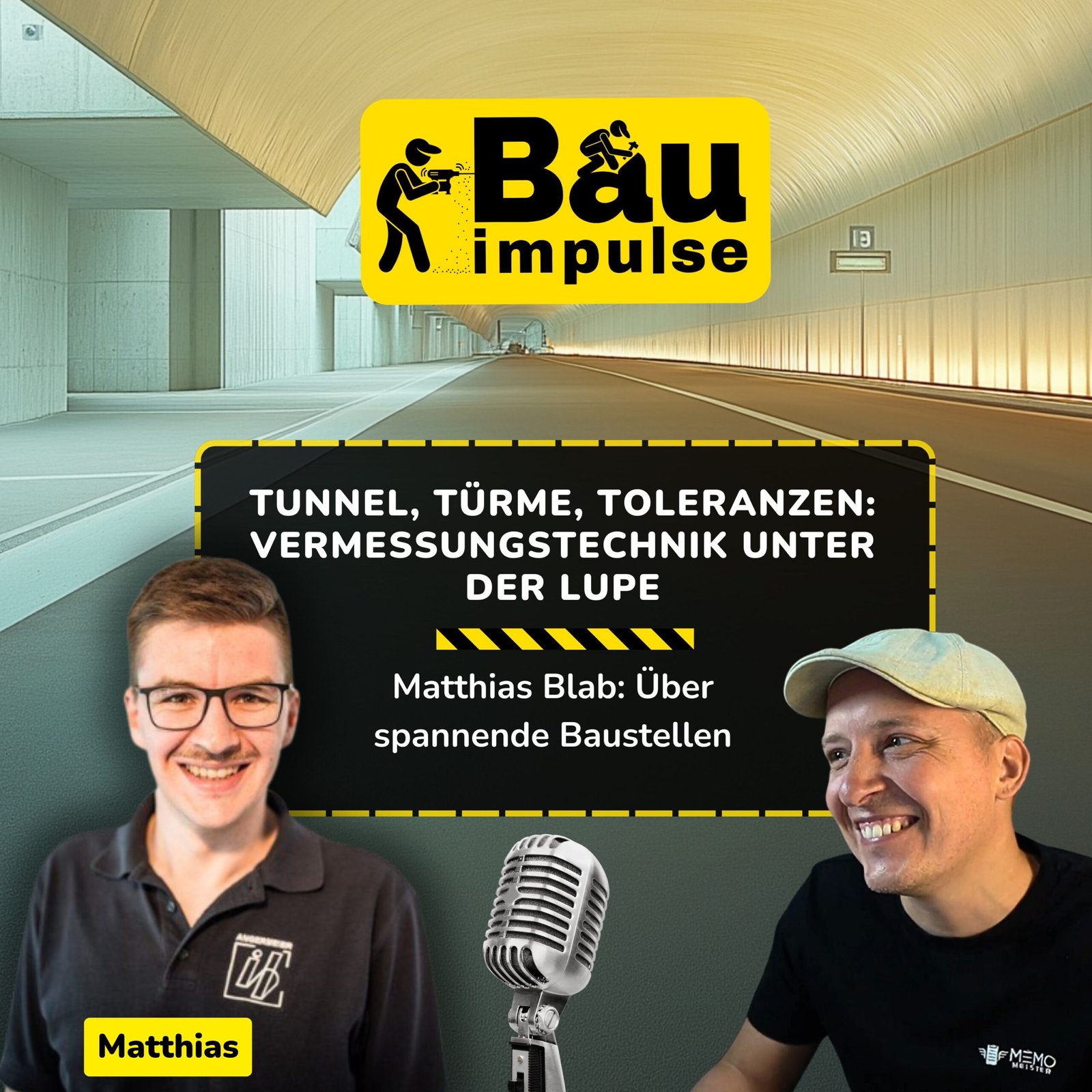 Podcast Cover Vermessungstechnik Episode 105 mit Achim Maisenbacher