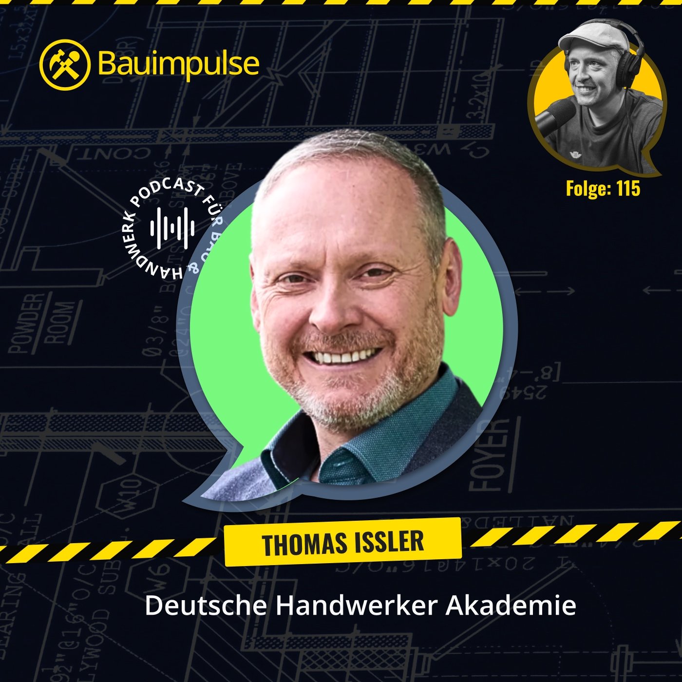 Podcast Cover Deutsche Handwerker Akademie Episode 115 Handwerk Weiterbildung